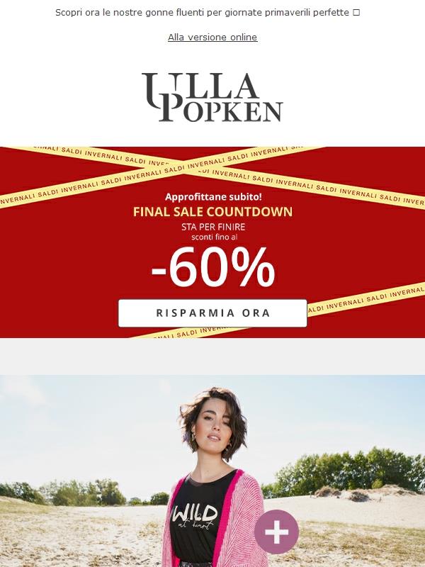 Approfittane subito! Sta per finire: saldi fino al 60%💰