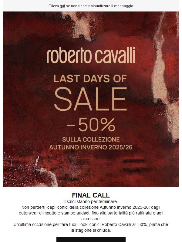 Ultimi giorni di Saldi