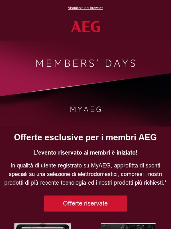 ✨Il Member’s Day inizia oggi: accesso esclusivo per te