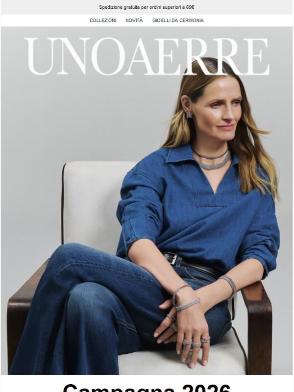 Immergiti nella nuova campagna Unoaerre 2026!
