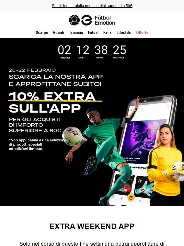 🔴-10% extra per gli acquisti di importo superiore a 80€