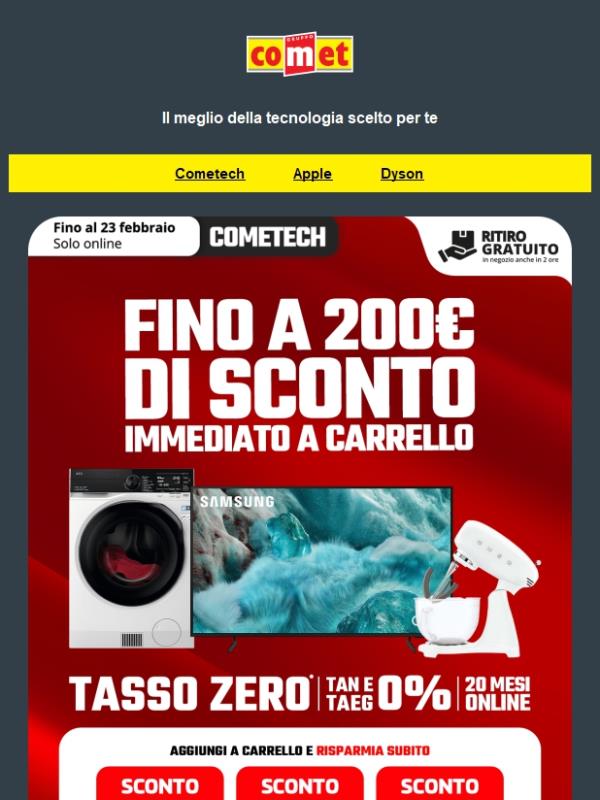 ONLINE | Fino a 200€ di sconto! 🚀