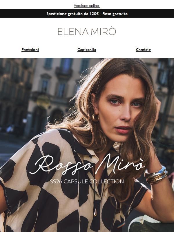 Dal 24 febbraio scopri la nuova capsule Rosso Mirò