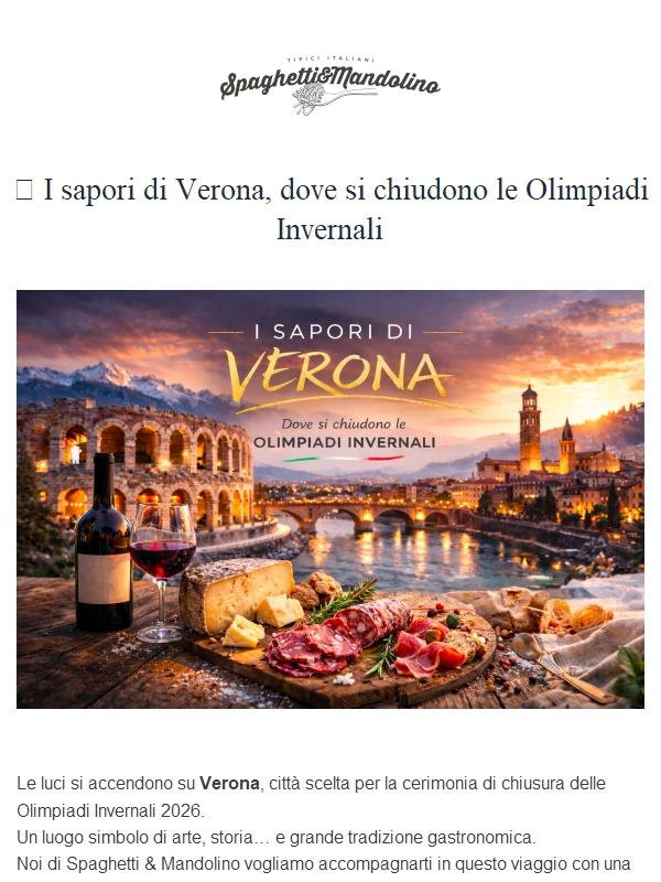 Verona celebra le Olimpiadi 🎿 Scopri 4+1 sapori più autentici