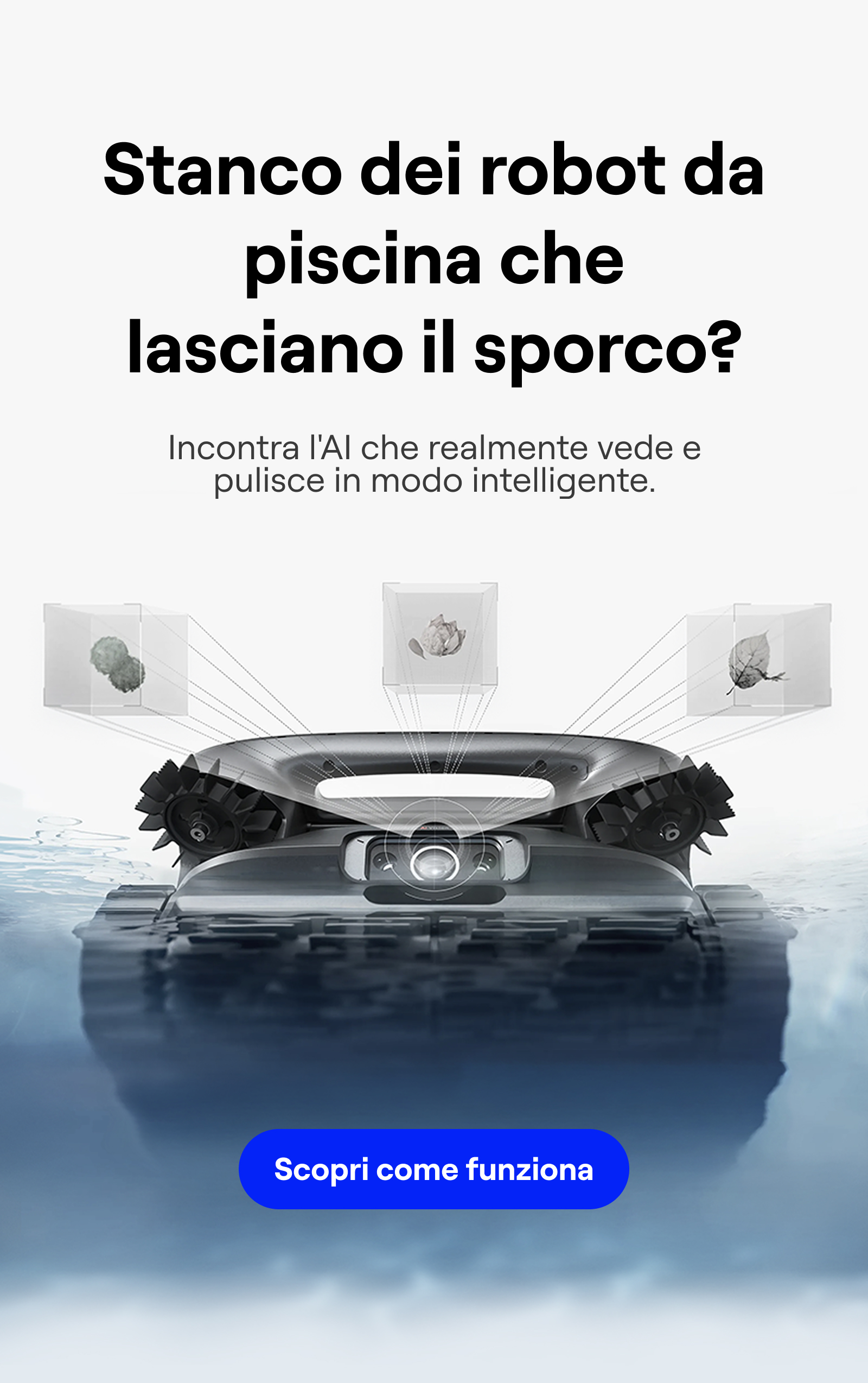 Beatbot Aquasense X è dotato di tecnologia AI avanzata che può ridurre il lavoro manuale.