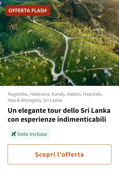 Un elegante tour dello Sri Lanka con esperienze indimenticabili