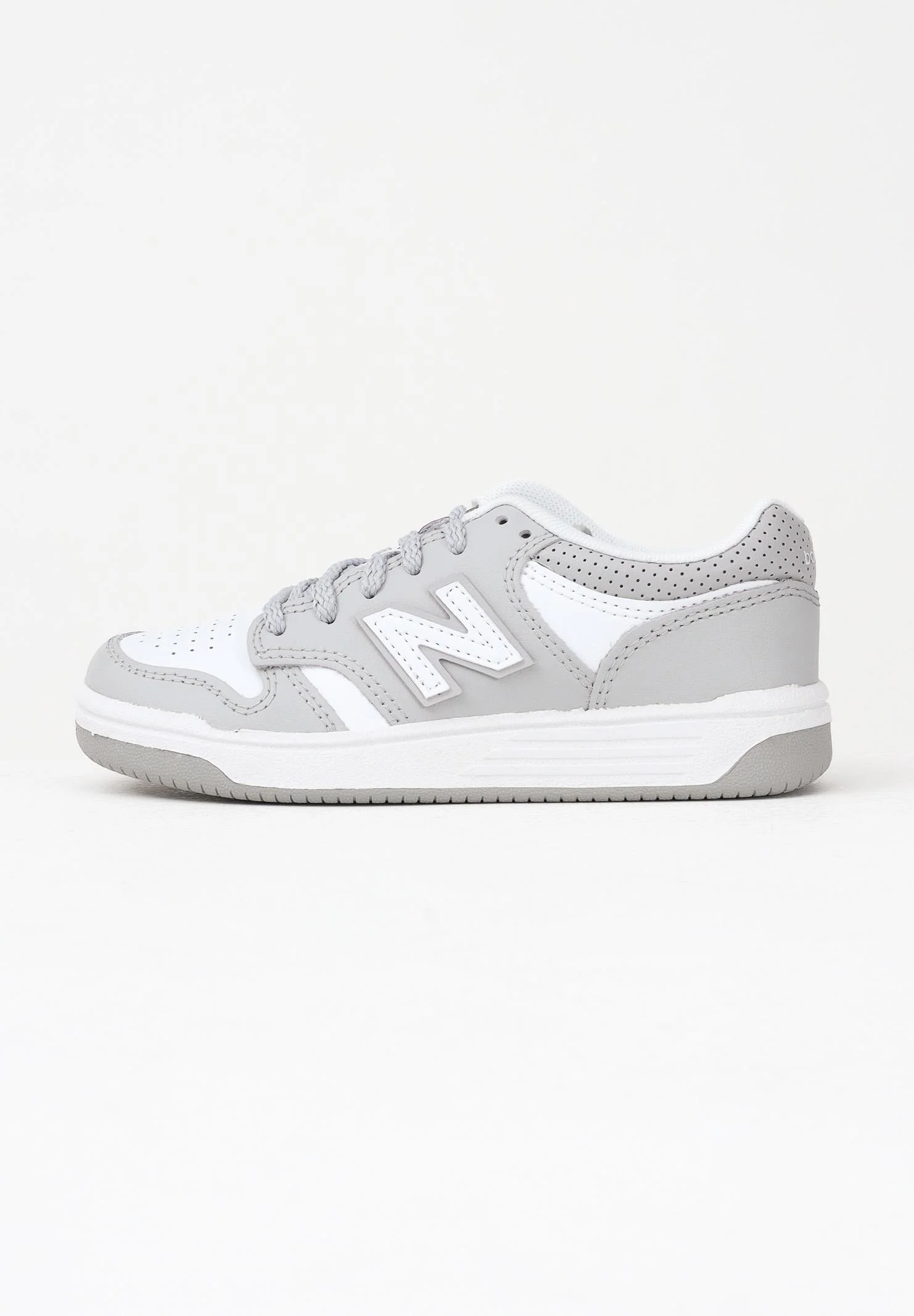 Image of NEW BALANCE Sneakers 480 bianche e grigie per uomo e donna