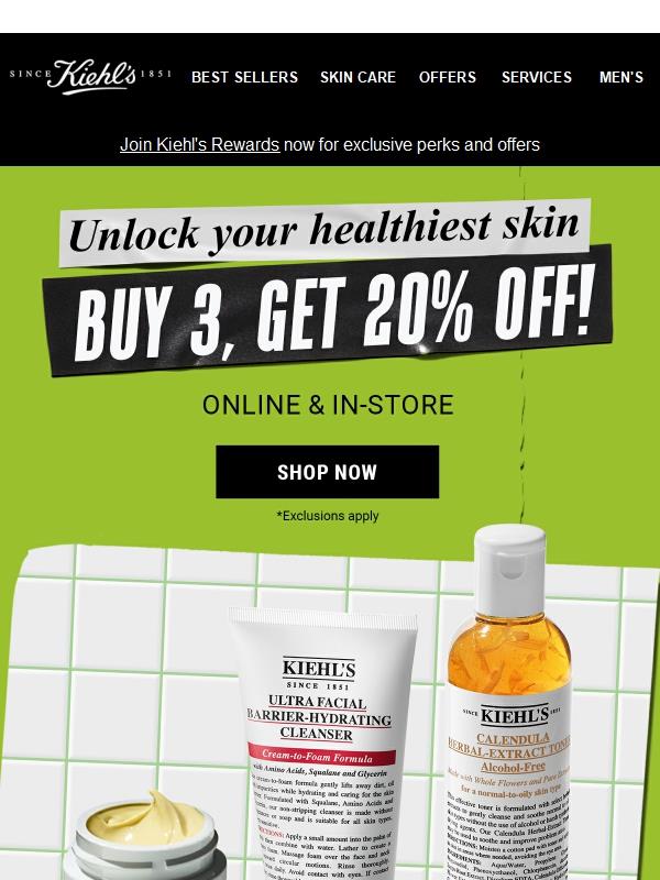 Don't Miss Out on 20% Off Your Healthiest Skin Routine