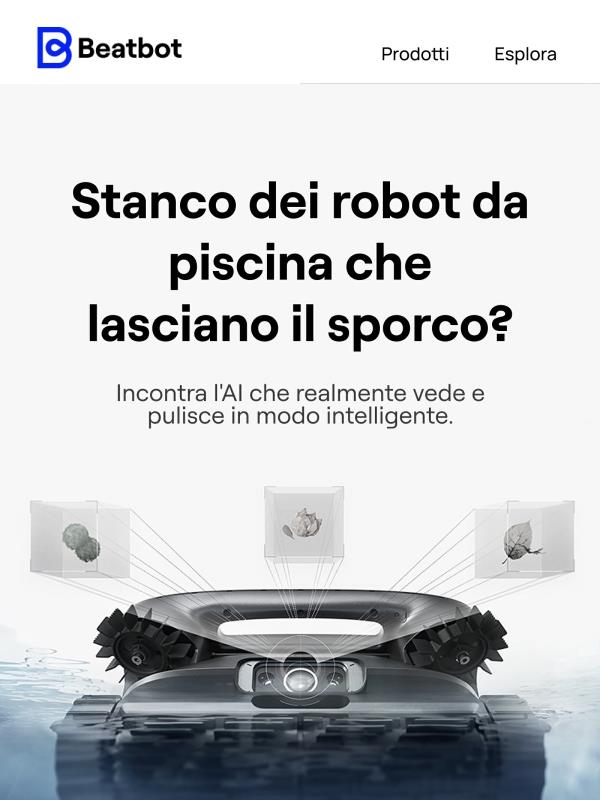 Devi ancora ripulire dopo che il tuo robot ha completato il ciclo di pulizia?