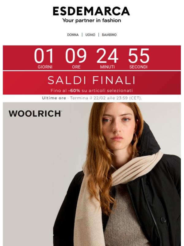 Scopri giacche nei Saldi Finali