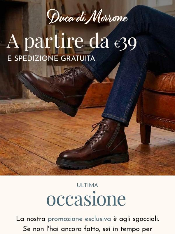 ⏳ Ultima chiamata: Modelli da 39€ + Spedizione GRATIS!
