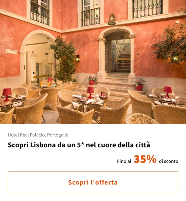 Scopri Lisbona da un 5* nel cuore della città