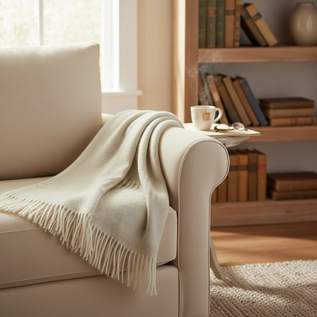 Image of Plaid in Lana <br>Vergine - <b>Weave