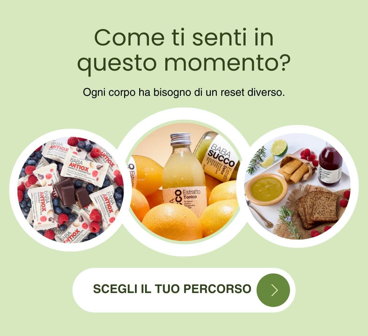 Scegli il tuo percorso