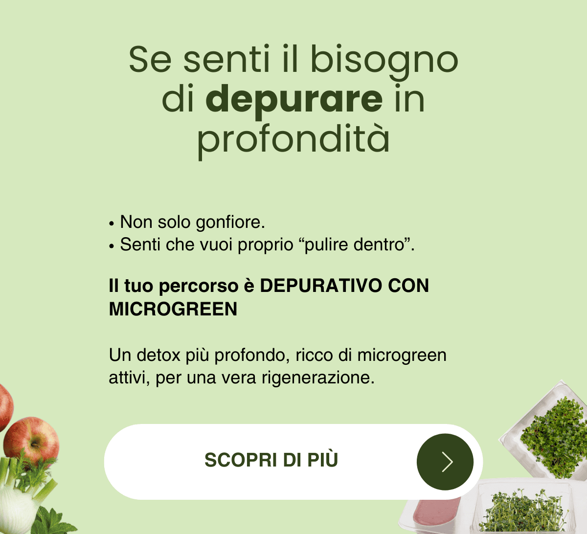 Se senti il bisogno di depurare in profondità