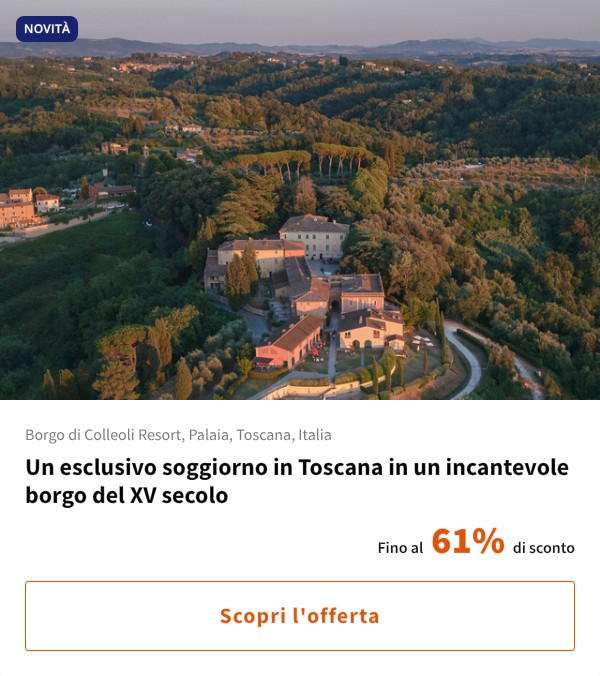 Un esclusivo soggiorno in Toscana in un incantevole borgo del XV secolo