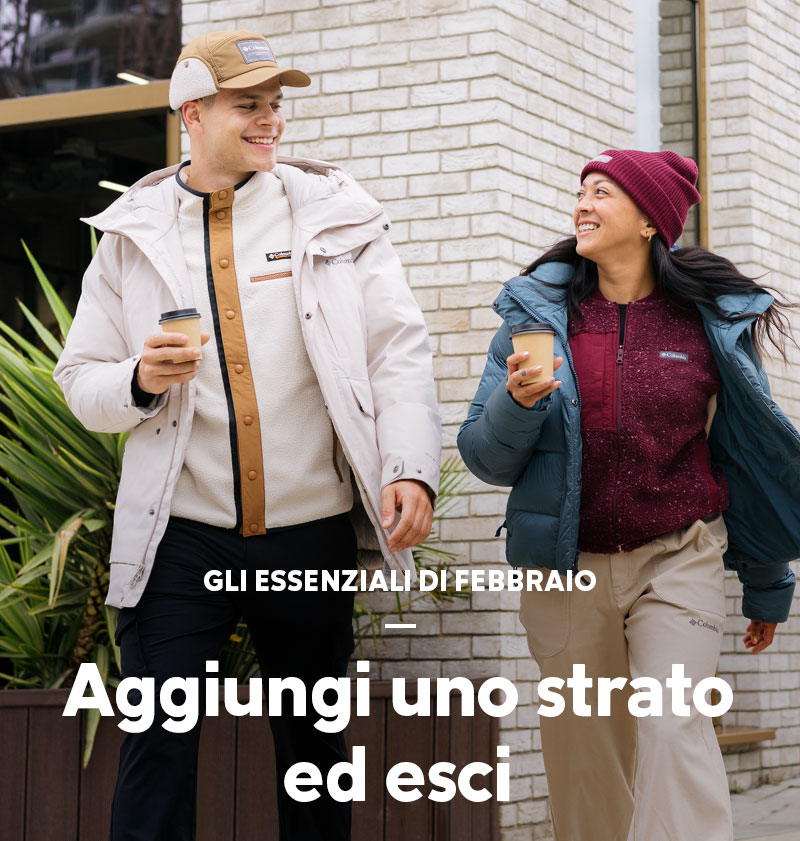 Aggiungi uno strato ed esci. Gli essenziali di febbraio