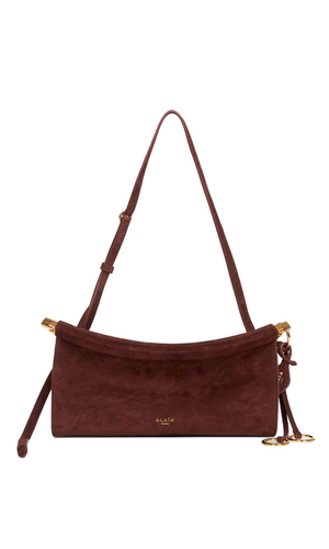 Le Click East West small leather shoulder bag