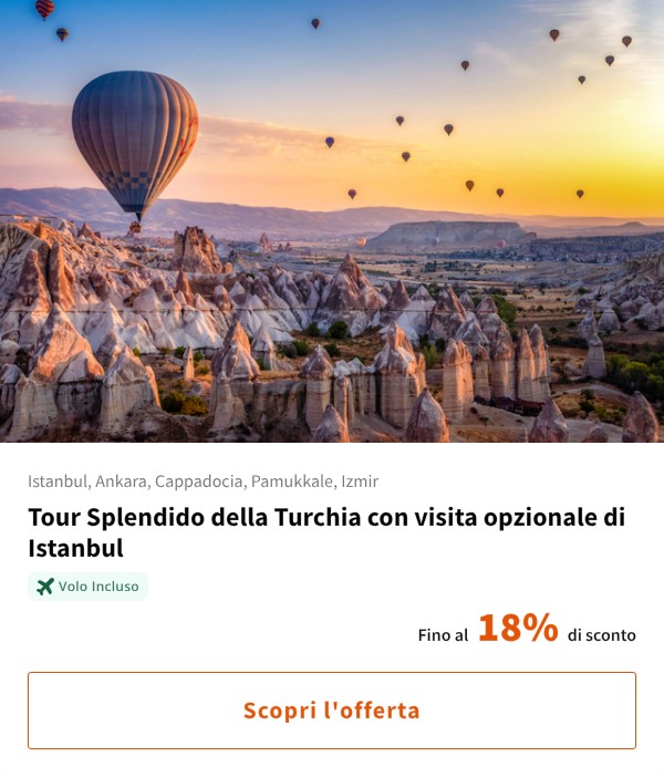 Tour Splendido della Turchia con visita opzionale di Istanbul