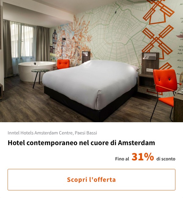 Hotel contemporaneo nel cuore di Amsterdam