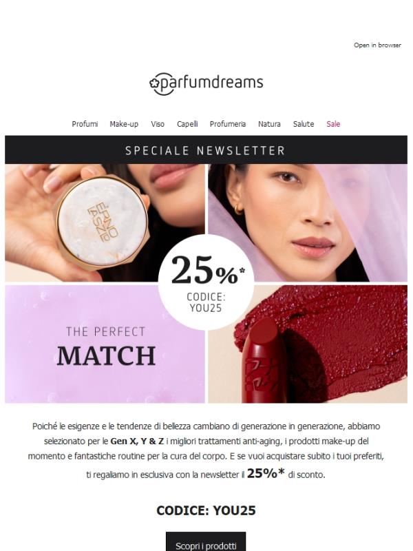 -25% | La guida beauty per le generazioni X, Y & Z ✨