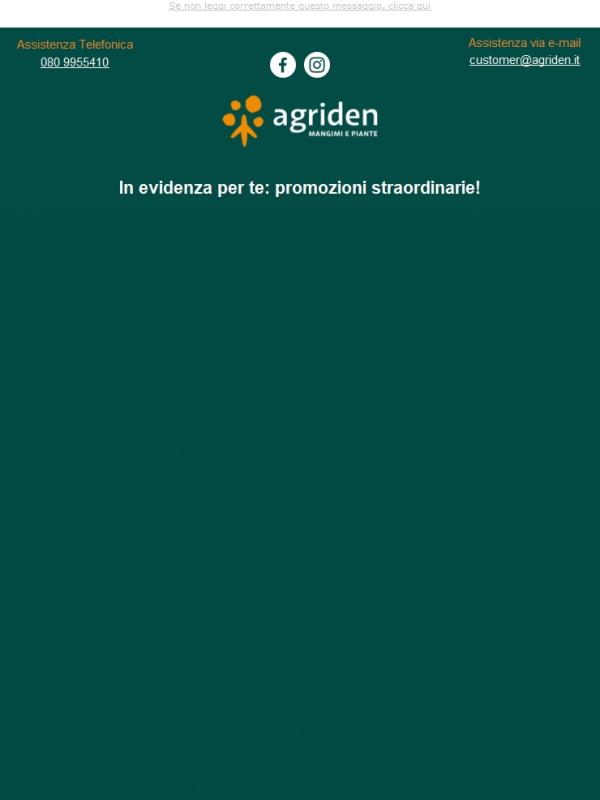 Solo su Agriden: prezzi super vantaggiosi! 🌿