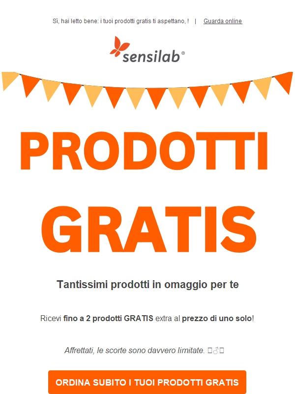 2 o 3 prodotti al prezzo di 1