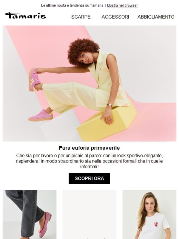 Pronto per la primavera?🌻Scopri i nuovi modelli dai colori vivaci