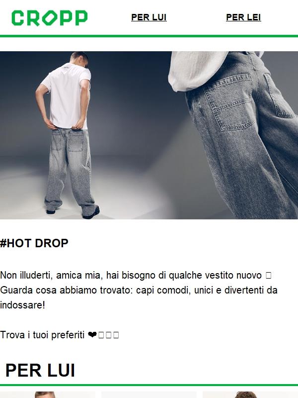 Allerta: nuovi prodotti a Cropp 🚨 Scoprili