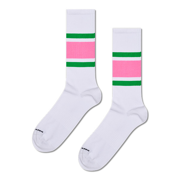 Simple Stripe Sneaker Sock