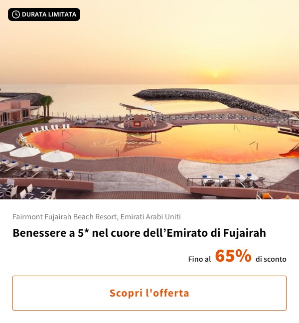 Benessere a 5* nel cuore dell%27Emirato di Fujairah