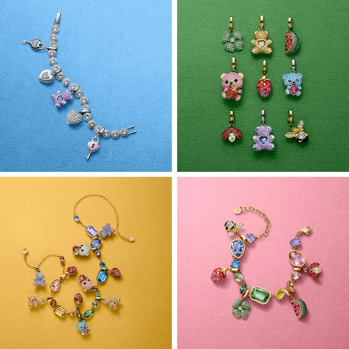 Charm Swarovski in diversi colori