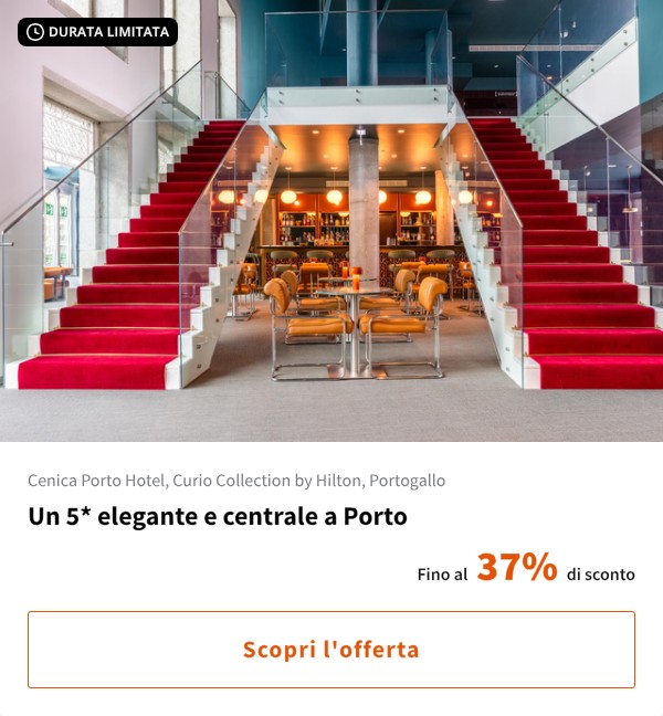 Un 5* elegante e centrale a Porto