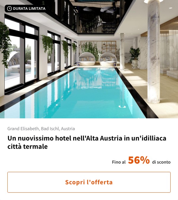 Un nuovissimo hotel nell'Alta Austria in un'idilliaca città termale
