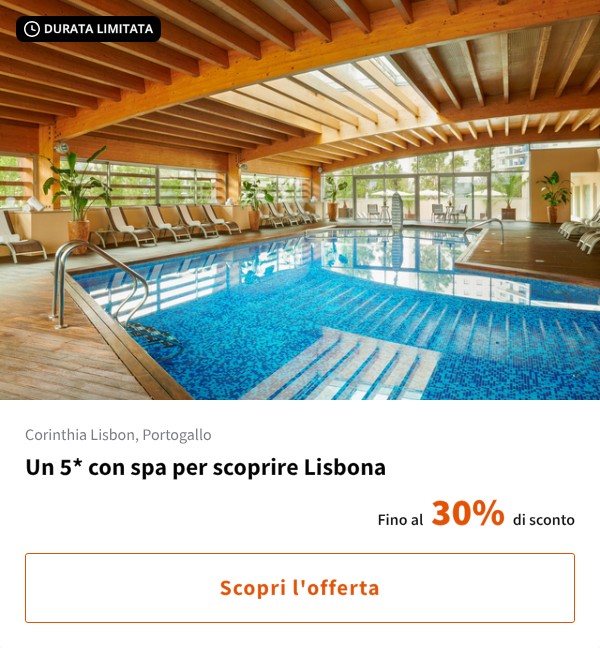 Un 5* con spa per scoprire Lisbona