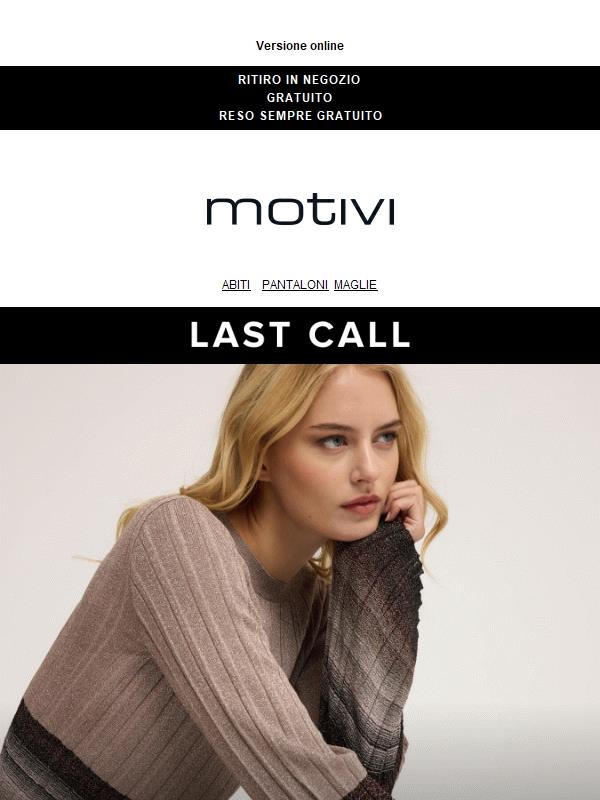 LAST CALL | BACK IN STOCK fino al -70%