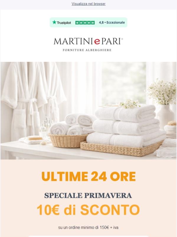 🌸 Ultime 24h per approfittare della nostra promo Speciale Primavera!