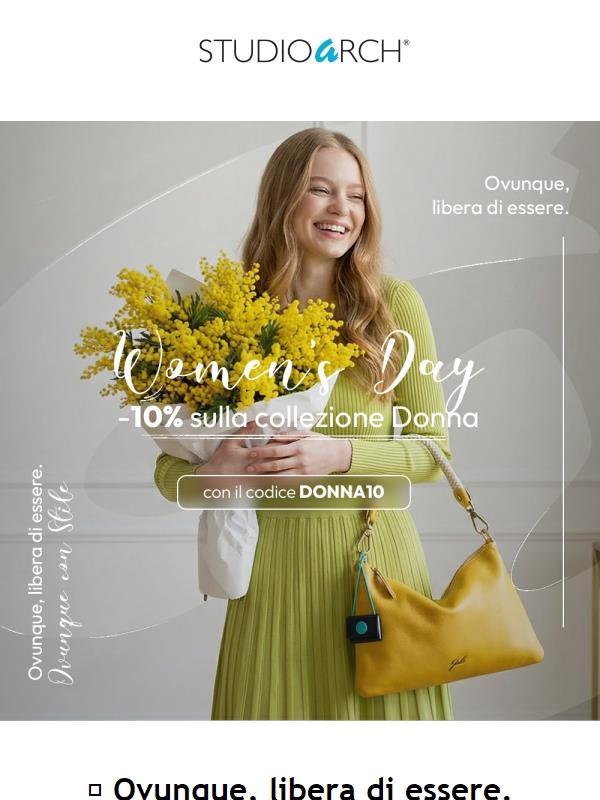 🌸 Celebra la Festa della Donna: -10% extra su tutta la selezione