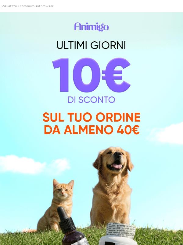 ⏰ 10€ Di Sconto Per La Cura Dei Tuoi Amici A 4 Zampe