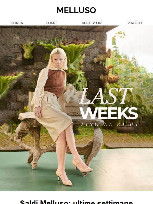 Fino al -50% di sconto per te: Ultime Settimane😱