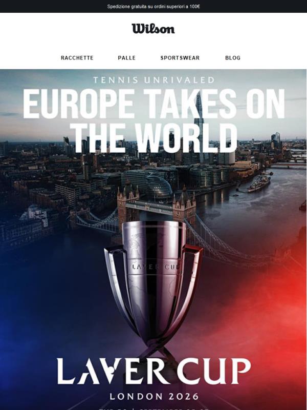 Accesso esclusivo: pre-vendita Laver Cup Londra 2026