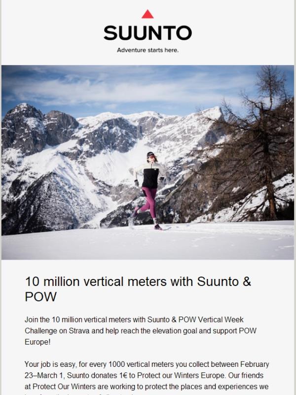 10 million vertical meters with Suunto & POW