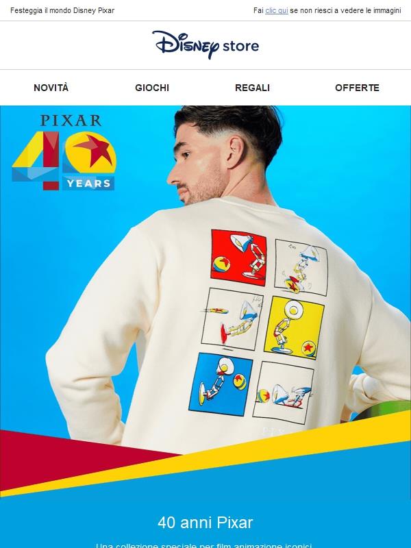 40 anni di Pixar 🎈🎉
