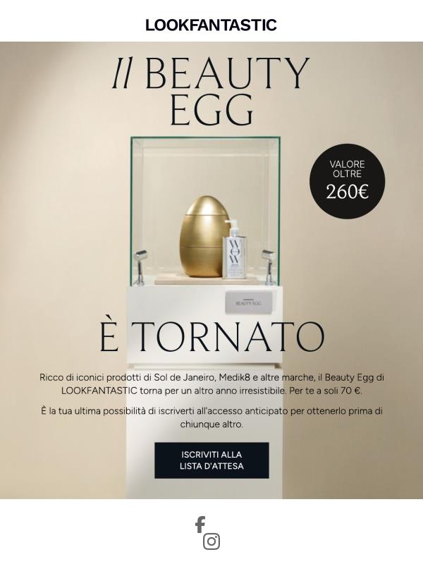 Domani. Impostate le sveglie.