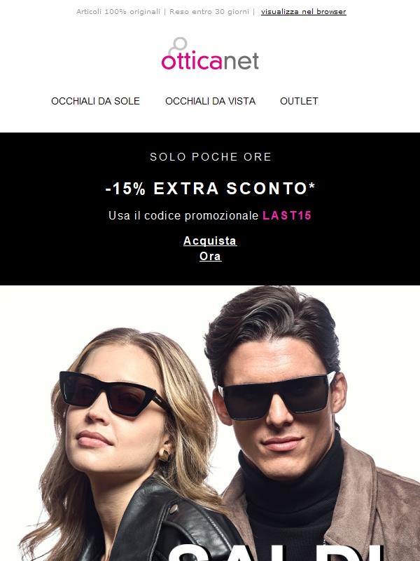 🕛 Tic Toc: I Saldi terminano a Mezzanotte