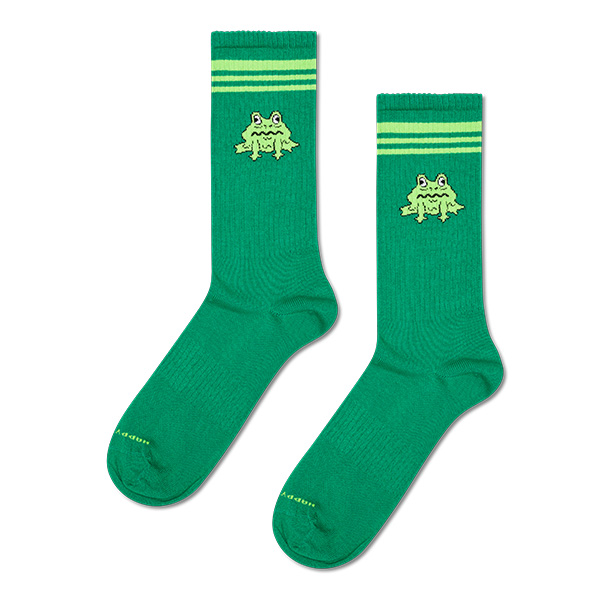 Wacky Frog Sneaker Sock