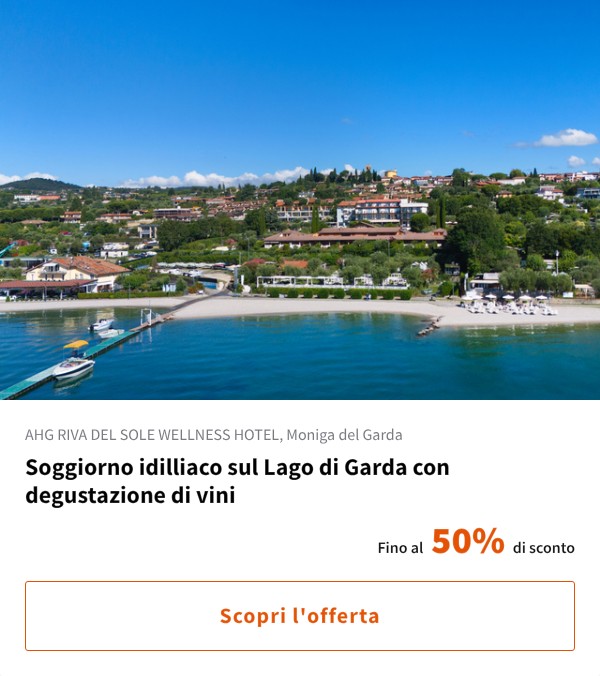 Soggiorno idilliaco sul Lago di Garda con degustazione di vini