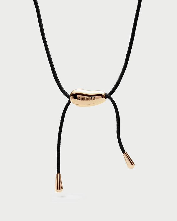 Image of Rodeo Black cord necklace