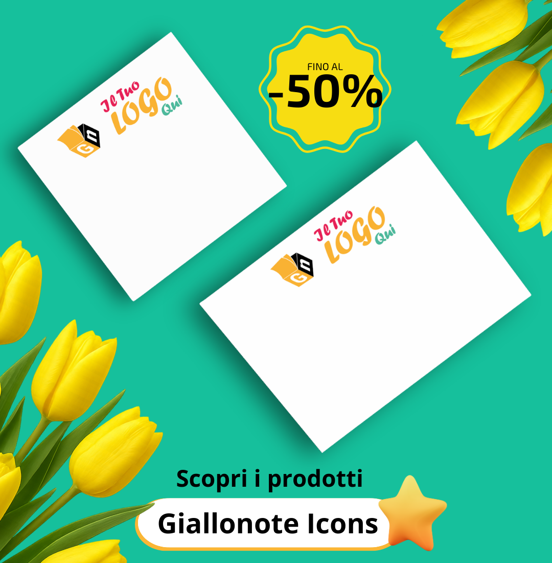 Giallonote Icons: i prodotti iconici ora in Promo con sconto fino al -50%