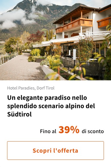 Un elegante paradiso nello splendido scenario alpino del Südtirol